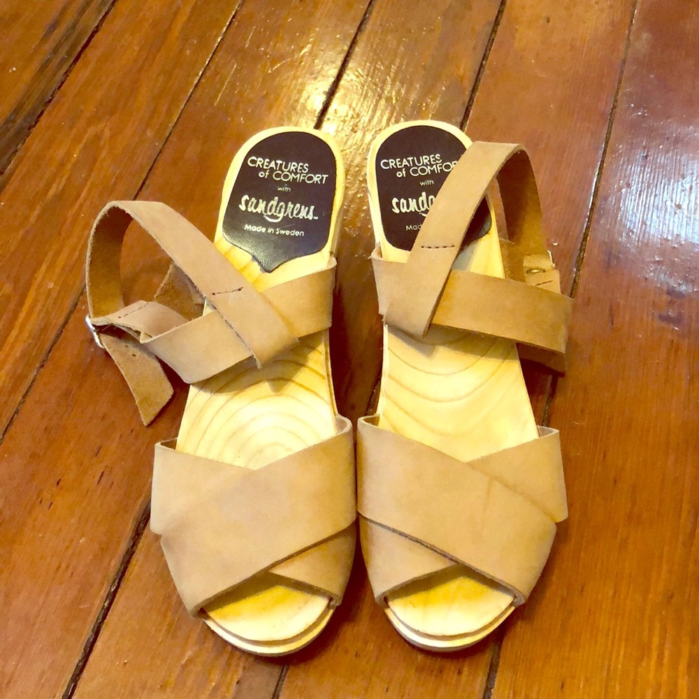 Sandgren x creatures of comfort clog sandals